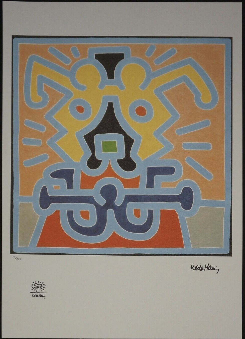 Grafica & Litografie: KEITH HARING    LITHOGRAPHIE HANDNUMMERIERT DRUCKSIGNIERT – Usato da Gersau venduto da kunst-online