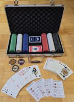 Profi Pokerkoffer Aluminium (300 Chips) + Zubehör