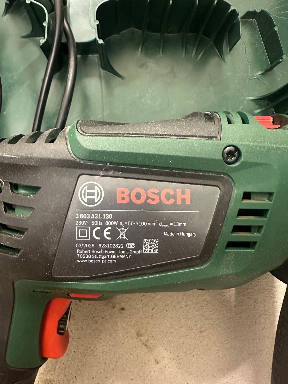 Bosch Trapani: Bosch Schlagbohrer 800 Watt – Usato da Biel-Benken BL venduto da psc_pps2 1