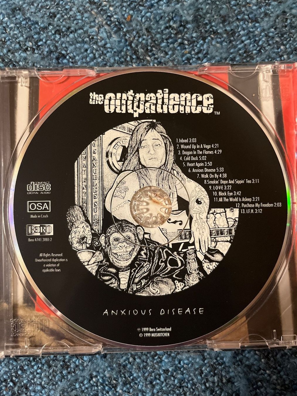 CD: The Outpatience - Anxious Disease – Usato da Lützelflüh-Goldbach venduto da Deiv4 3