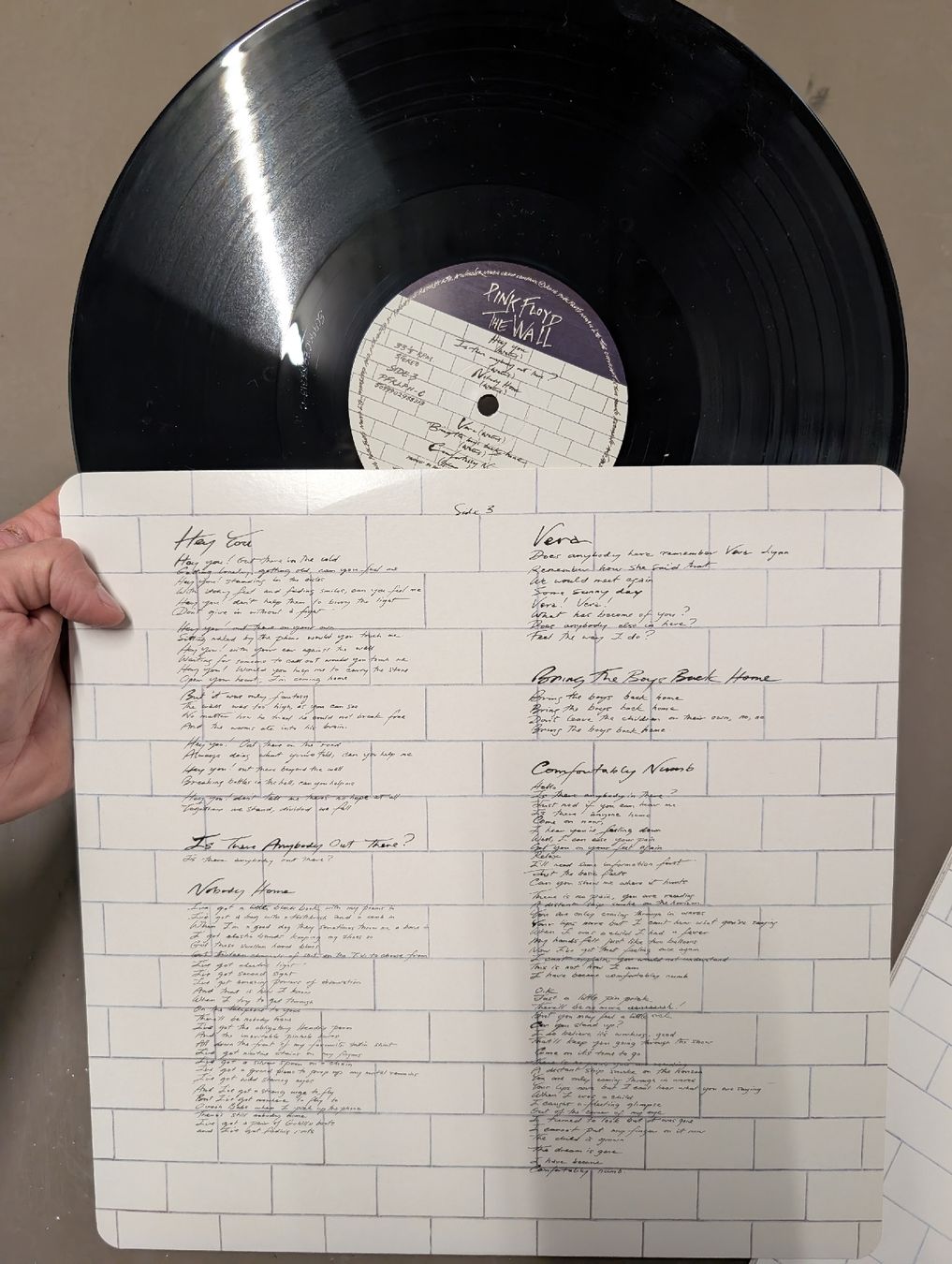 Schallplatten: Vinyle Pink Floyd The Wall 2LP pochette – Gebraucht aus Blignou (Ayent) von dyl_yxb5 3