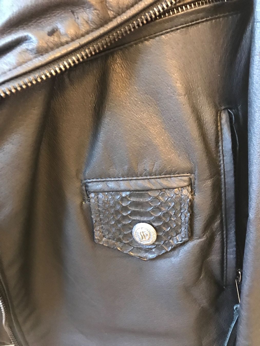 Giacche: Python Biker Lammleder Jacke Gr. M – Nuovo (secondo la descrizione) da Zürich venduto da AryaLia 4