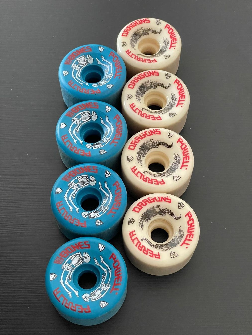 Powell-Peralta Skateboards: Powell Peralta Dragons and Bones Skateboard Wheels, 8-Piece – Usato da Gordola venduto da Elliot_23 1