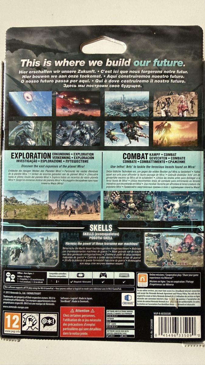 Nintendo Giochi: Xenoblade Chronicles X Wii U Edition Limitée - Impeccable! – Nuovo (secondo la descrizione) da Chavornay venduto da brunodasilva87 1