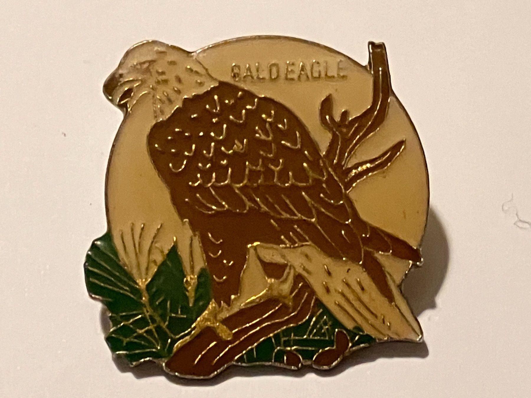 Placchette & Badge: 1 Pin Bald Eagle Weisskopfseeadler – Usato da Basel venduto da djwwpp
