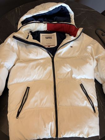 Tommy Jeans Jacke Weiss Grösse S guter Zustand