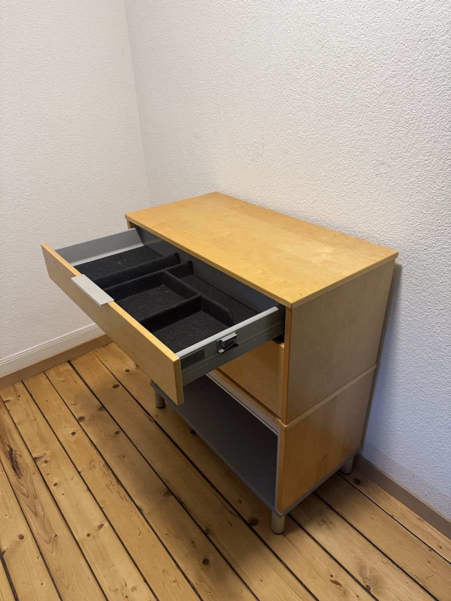 Ikea Cassettiere: Büromöbel Kommode Holz mit Rollladenfront gebraucht – Usato da Zürich venduto da sheepdog82 4