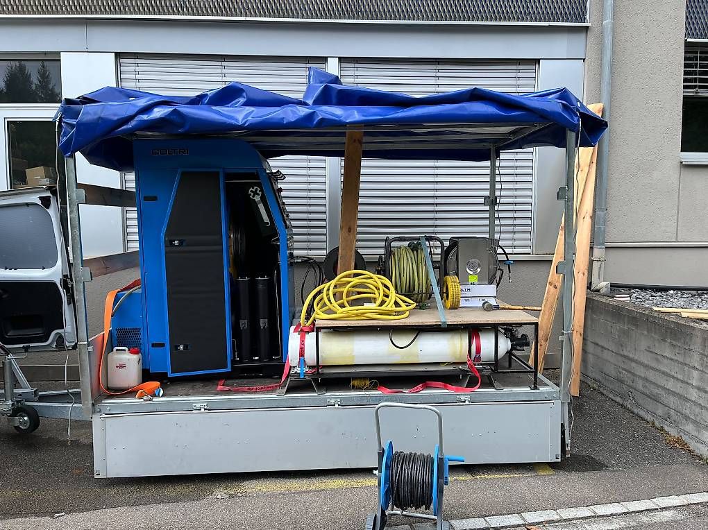 Compressori: Mobiler Druckluft-/Atemluft-Kompressor Anhänger – Nuovo (secondo la descrizione) da Wildegg venduto da Blackhawk83