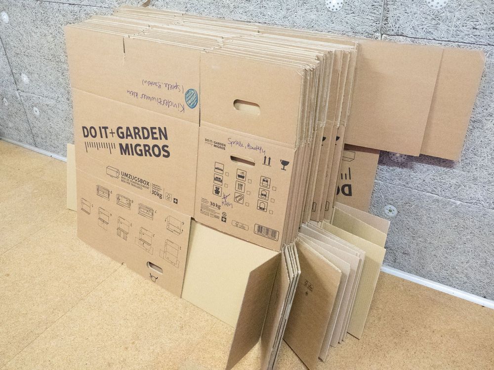 30 Umzugskartons Zügelschachteln 1x gebraucht bis 30kg Do It Kaufen