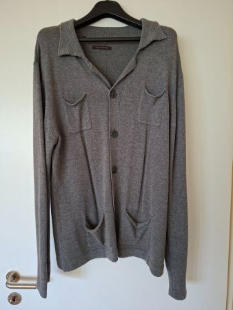 Strickjacke  Adolfo Dominguez  anthrazitfarben  Grösse 7