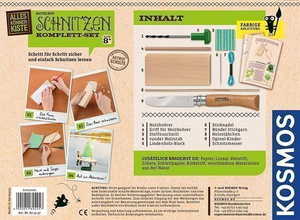 Tutti gli attrezzi: Schnitzen Komplett-Set - Bastelbox – Nuovo e nell'imballaggio originale da Eschen venduto da 33shaggy33 1