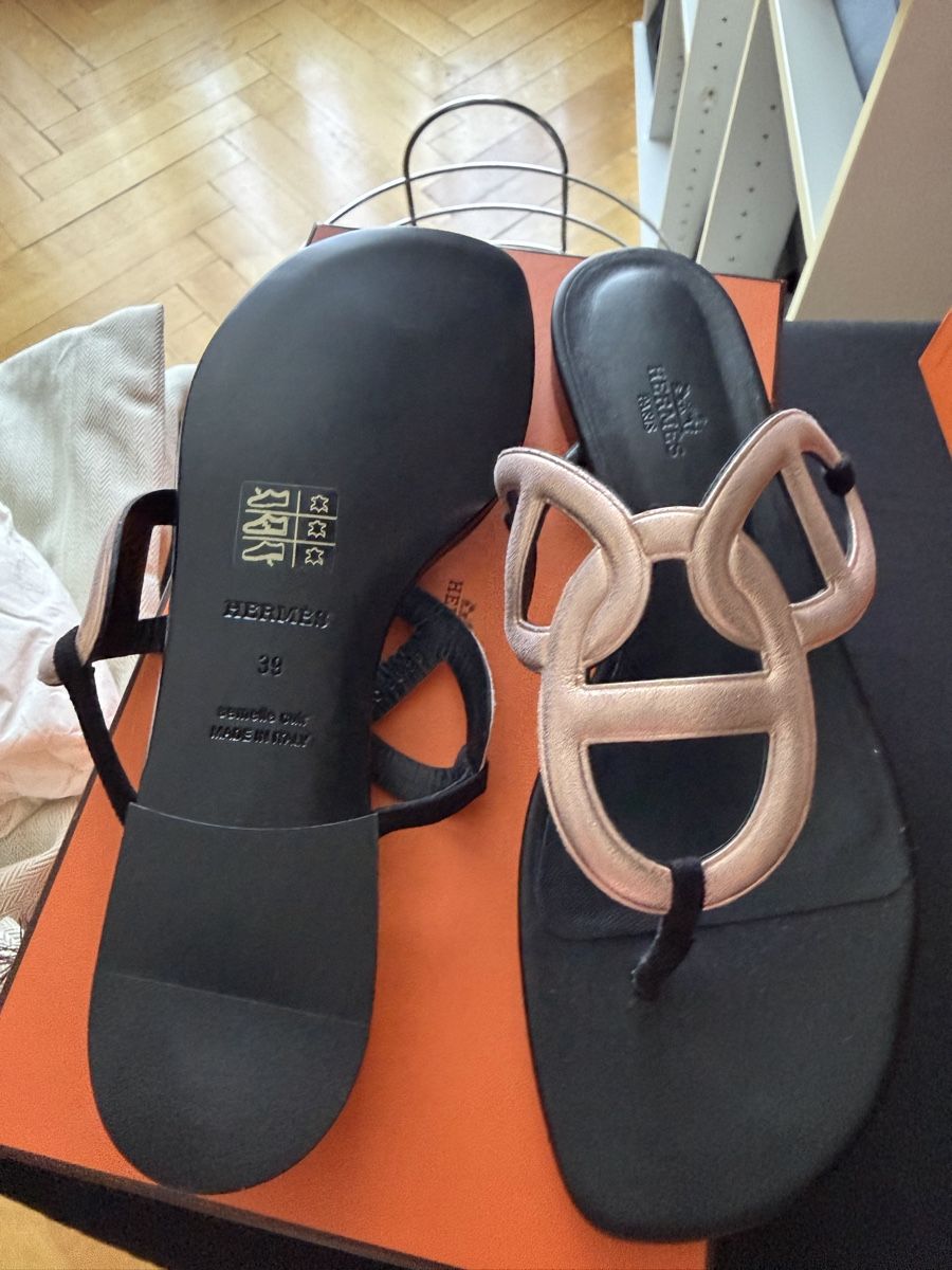 Hermès Damenschuhe: Sandales Hermès, 39 – Neu und originalverpackt aus Lausanne von videofun 2