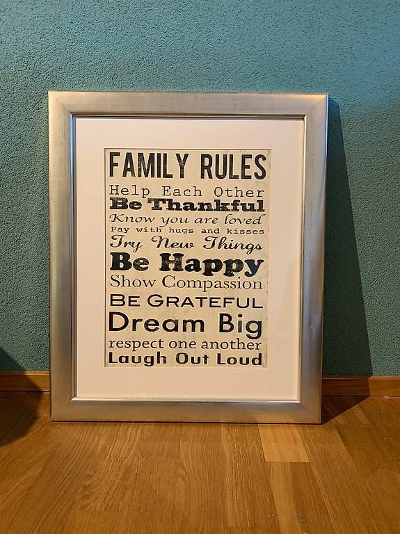Foto & Immagini: Family Rules Bild – Usato da Langnau im Emmental venduto da EvelineL