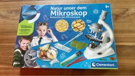 Clementoni Microscope Set Natur unter dem Mikroskop 600x