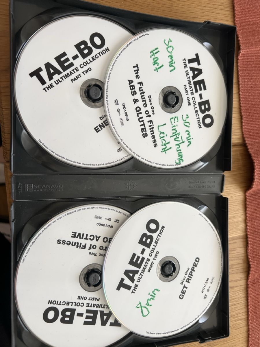 Tutti i DVDs: Tae-Bo – Usato da Huttwil venduto da Karly24 1