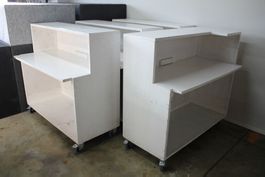 Bar-Tresen Elemente auf Rollen, 4 Stk., Preis pro Stk.