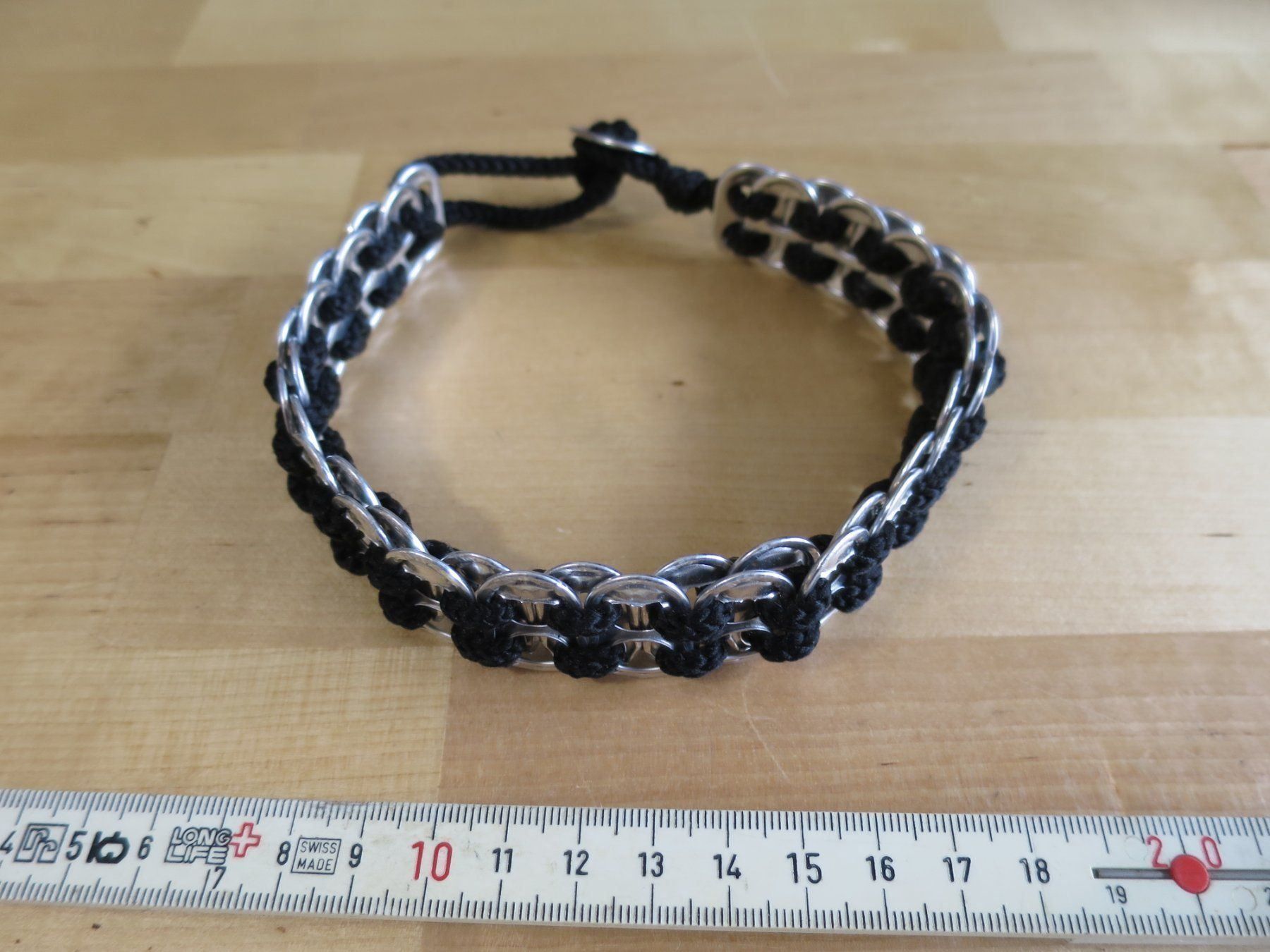 Catenine: Halsband aus Dosenverschlüssen, upcycled – Nuovo (secondo la descrizione) da Zürich venduto da 1.Simon 9