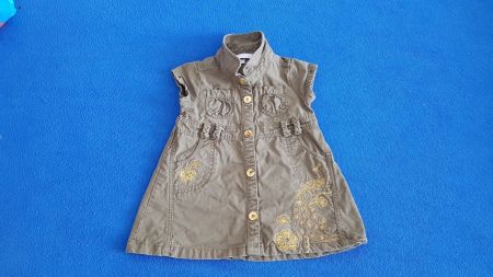 Süsses Kleid mit Stickerei - Gr. 68