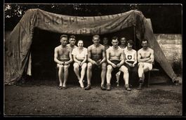 Foto-AK Worms a. Rh., Teilnehmer am Turn