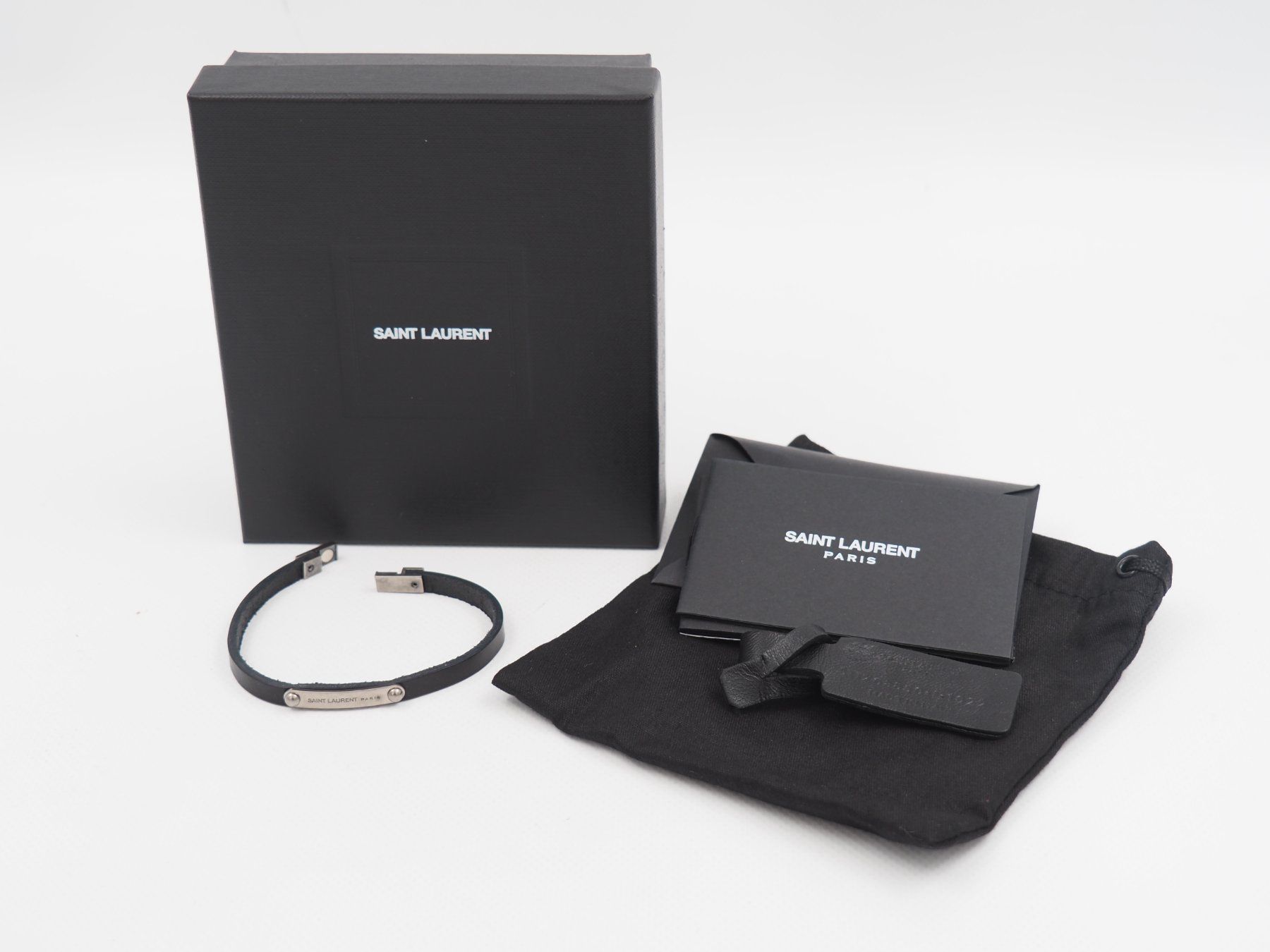 Saint Laurent Armbänder & -reifen: SAINT LAURENT Lederarmband (5132) – Neu (gemäss Beschreibung) aus Zürich von fundsachenverkauf