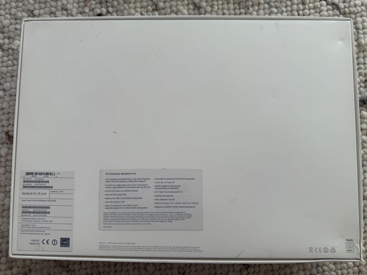 Apple Notebook: MacBook Pro 15", Space Grau, 256 GB SSD – Usato da Lenzburg venduto da Reniss_ 7