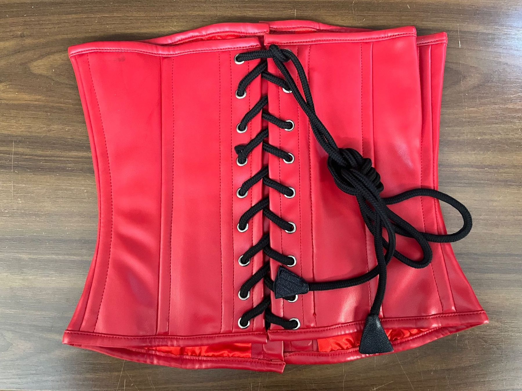 Biancheria intima: Leder Korsett Large rot (3) – Nuovo (secondo la descrizione) da Jonen venduto da Sevenb 2