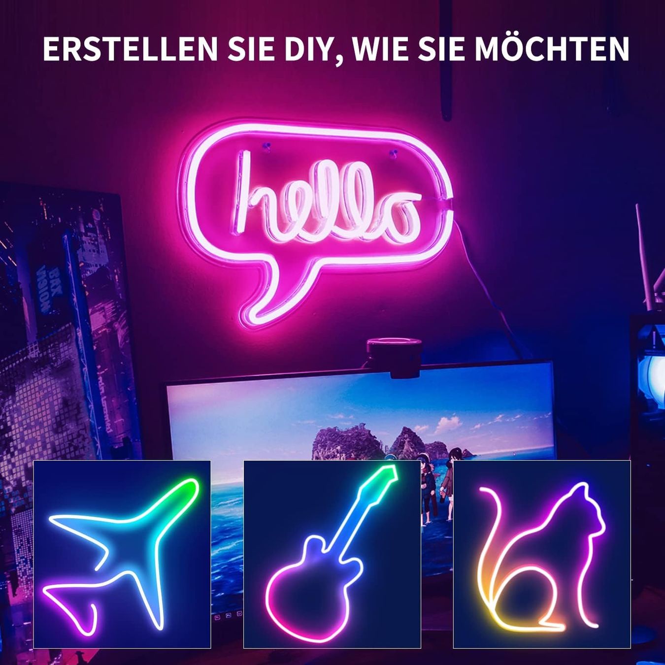 Ghirlande e barre luminose: 10m Neon Led Strip, IP65 wasserdicht – Nuovo e nell'imballaggio originale da Nuglar venduto da SaleRitter 1