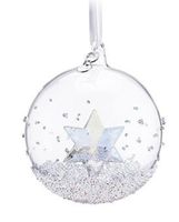 Swarovski Weihnachtskugel mit Stern 2024