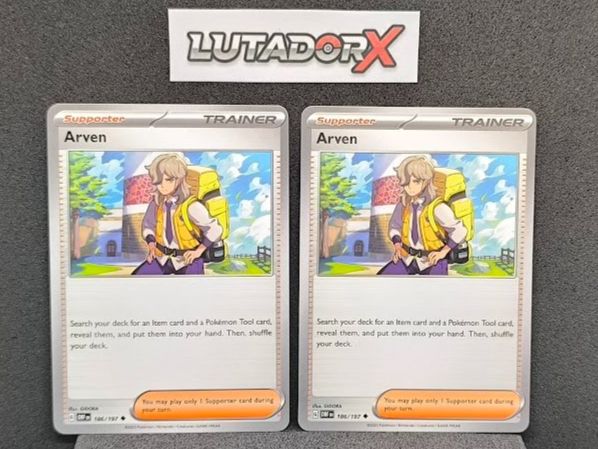 Pokémon Carte collezionabili: 2x Arven - Obsidian Flames - 186/197 - Englisch – Usato da Ballwil venduto da Lutadorx