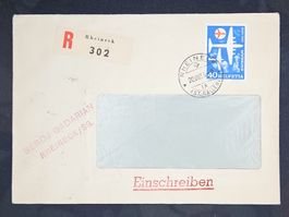 CL23 Enveloppe + Timbre Suisse 1956