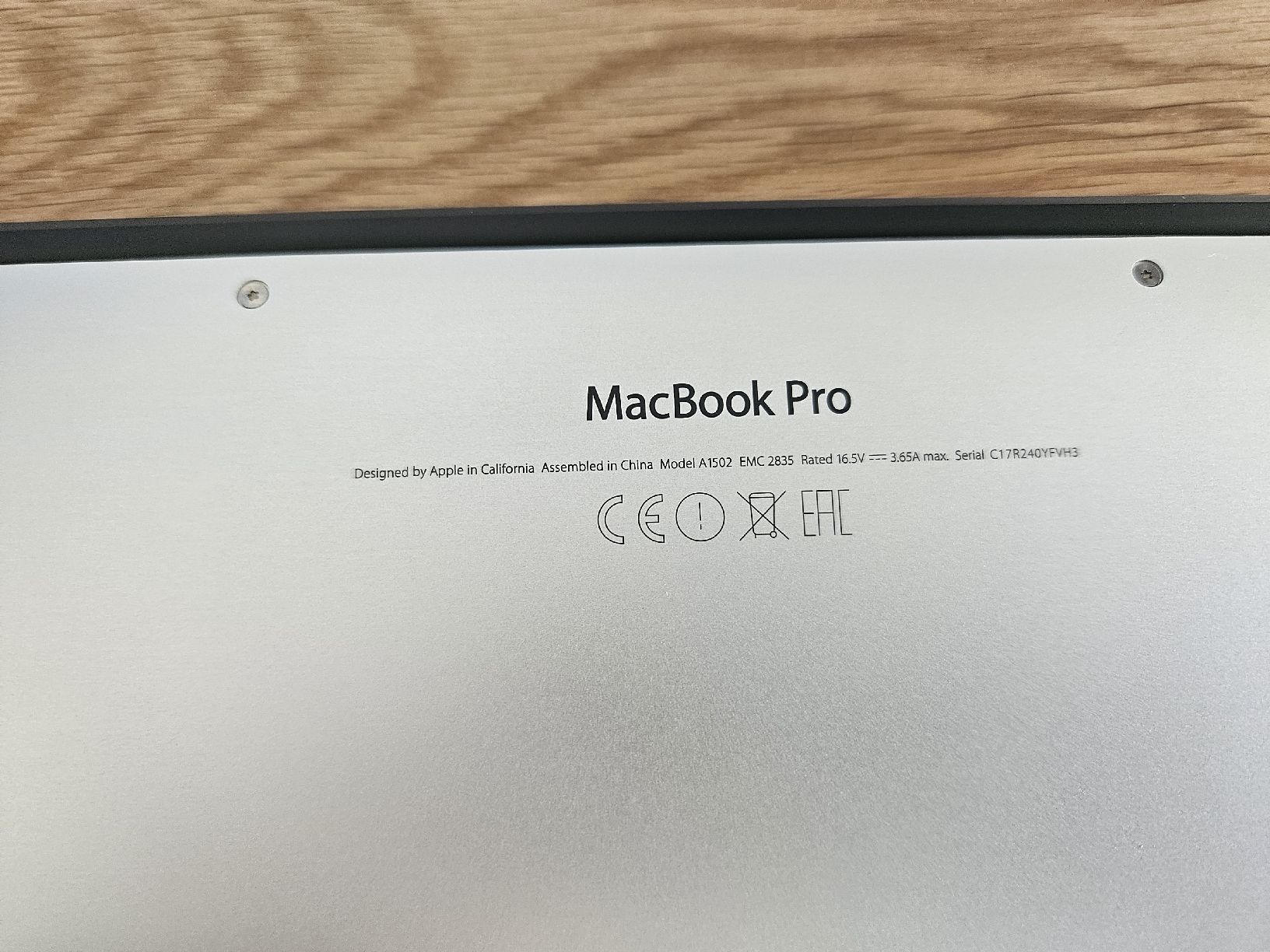 Apple Notebook: Apple MacBook Pro 13 2015 Akku 87.8% – Usato da Biberist venduto da Volo28 7