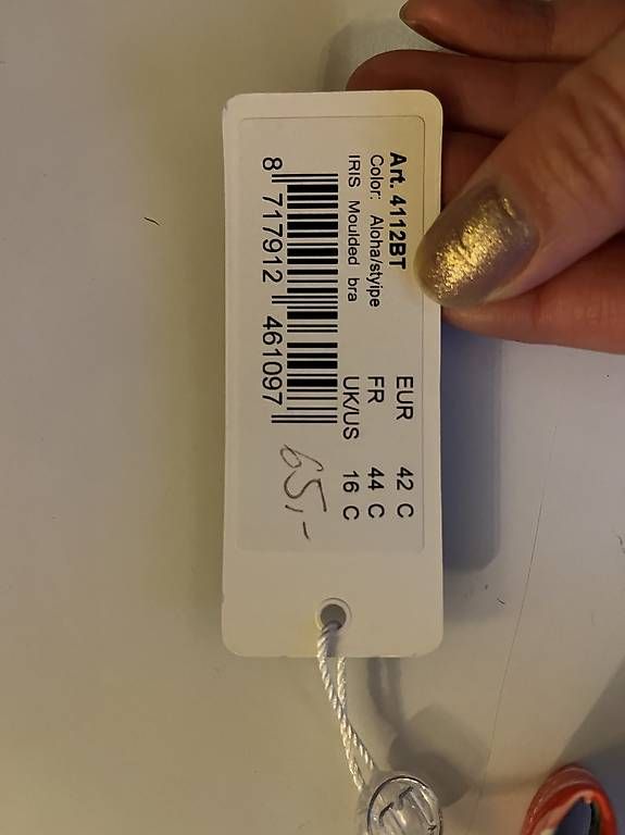 Costumi da bagno & Bikini: Neues Bikini Oberteil mit Blumenmuster gr. C42 – Usato da Zürich venduto da cel_cw9k 3