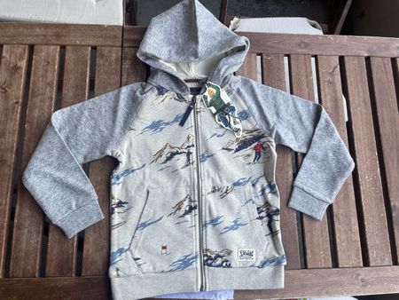 Hoodie Scotch Shrunk Grösse 128 neu & OVP! Ski Retro Motiv 