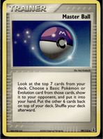 Master Ball 99/113 EX Delta Species 2005 Pokémon Non-Holo En