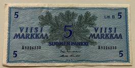 Finnland 5 Markkaa 1963