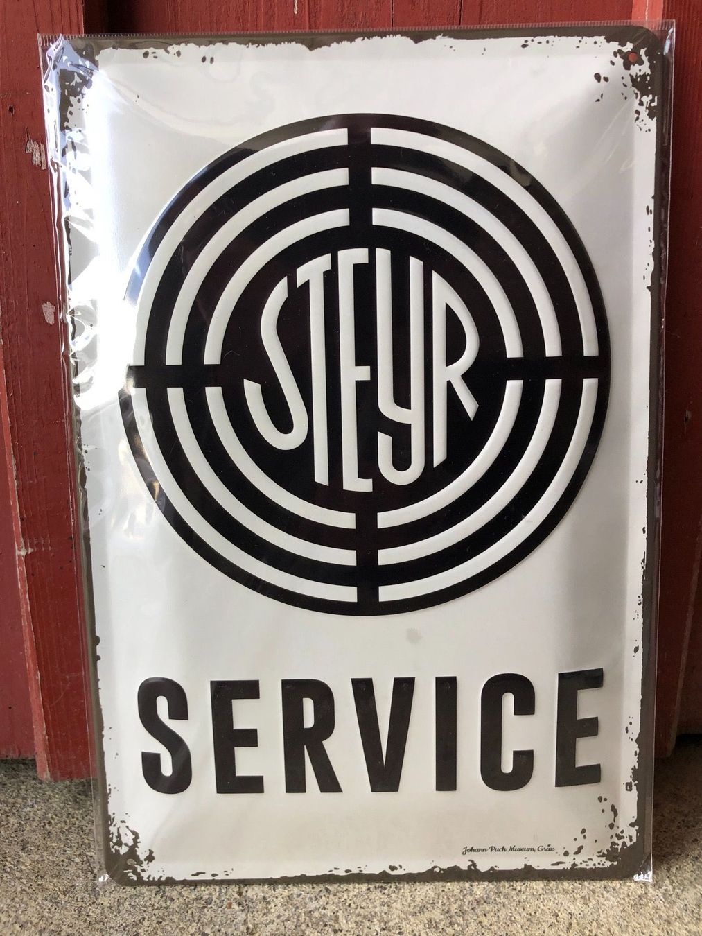 Schilder: Steyr Service puch – Neu und originalverpackt aus Reinach AG von rares75