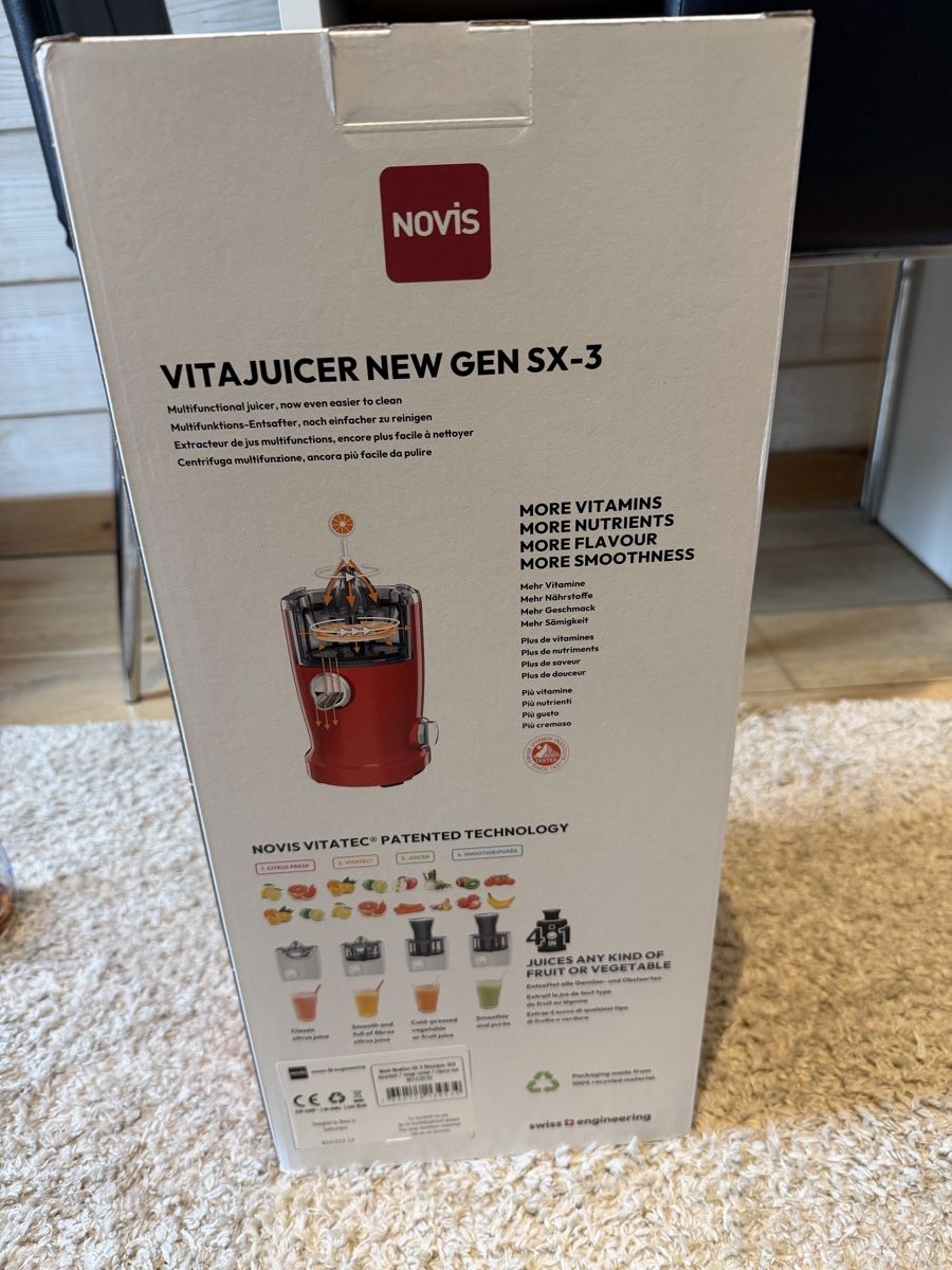 Novis Elettrodomestici da cucina: Brand new NOvis Juicer unopened – Nuovo e nell'imballaggio originale da Pully venduto da vik_2mrb 2