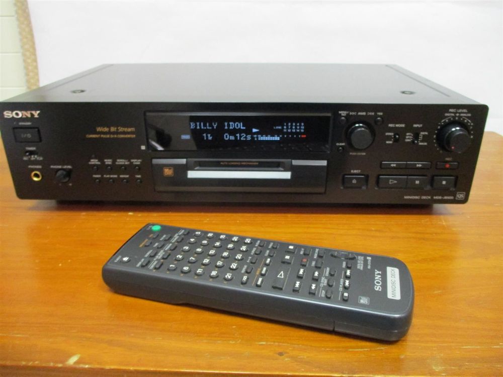 Sony MDS-JA30 ES High-End MD Minidisc-Recorder | FEIN HIFI