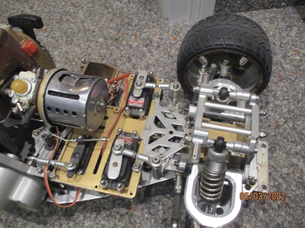 RC Kits de montage: RARITÄT RIESEN RC VERBRENNER GROSSMODELL – Défectueux à Weissbad par Usw63 8