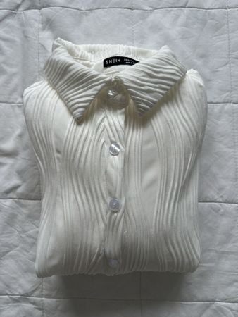 Combinaison-short blanche Shein, taille S
