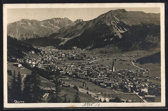 Cartes postales: AK Davos, Generalansicht mit der Kirche – D'occasion à Berlin par bartko-reher