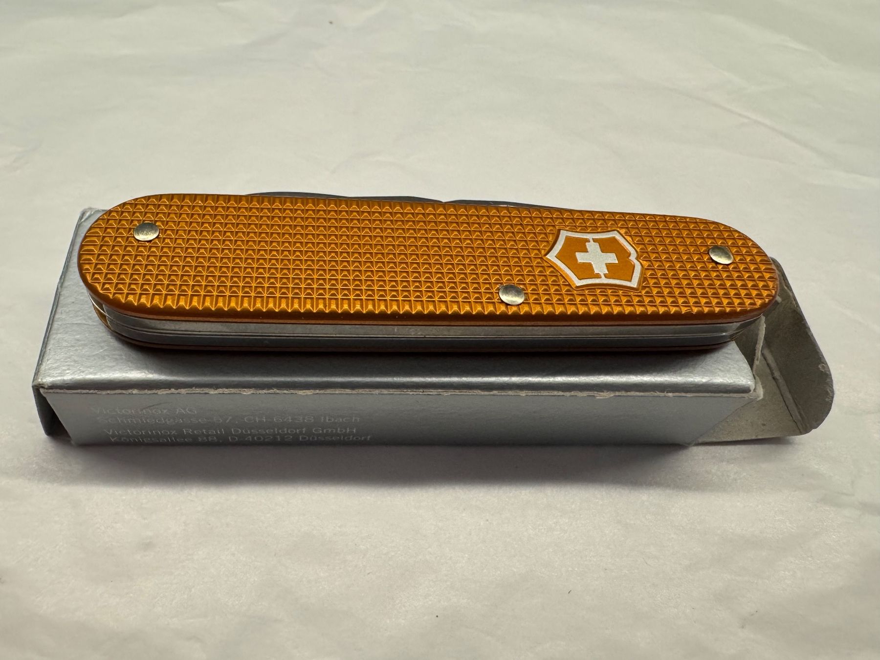 Victorinox Coltelli tascabile: Victorinox Alox Cadet Cognac – Nuovo e nell'imballaggio originale da Kestenholz venduto da Sackmesser67 3