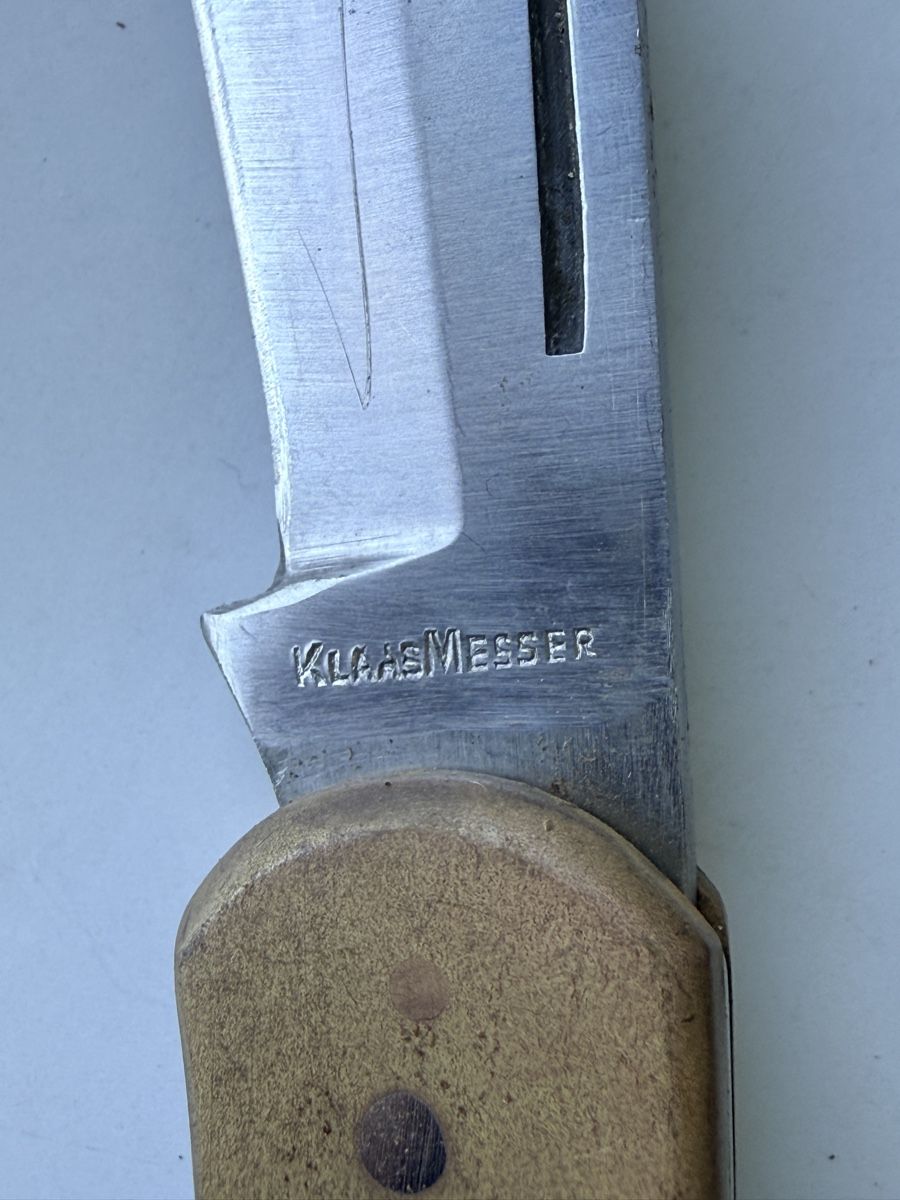 Solingen Coltelli tascabile: Robert Klaas Solingen Backlock Taschenmesser – Usato da Zürich venduto da Geniuss 2