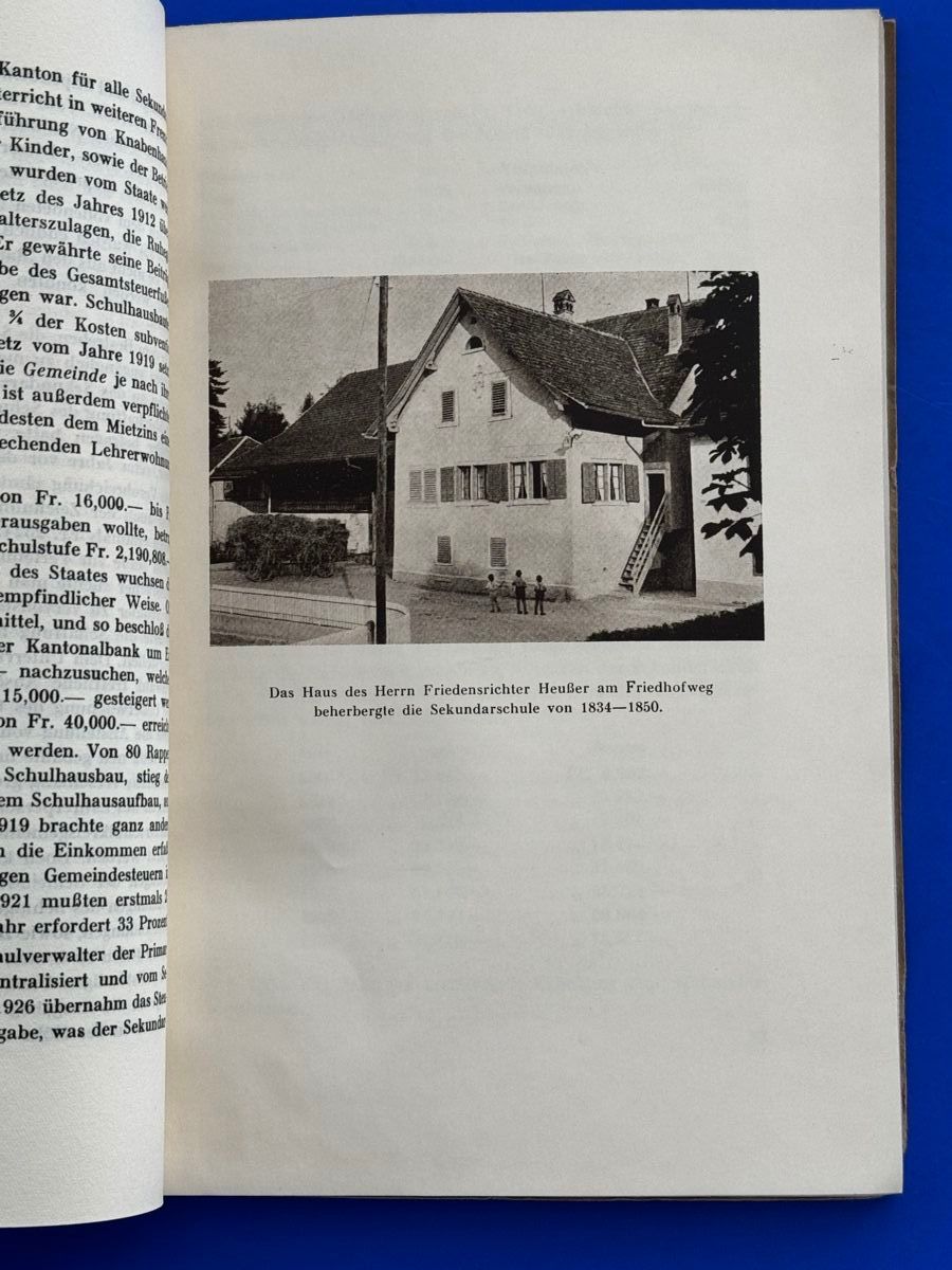 Libri: Die Sekundar Schule Uster 1834-1934. – Usato da Adliswil venduto da buch_und_kunst 3