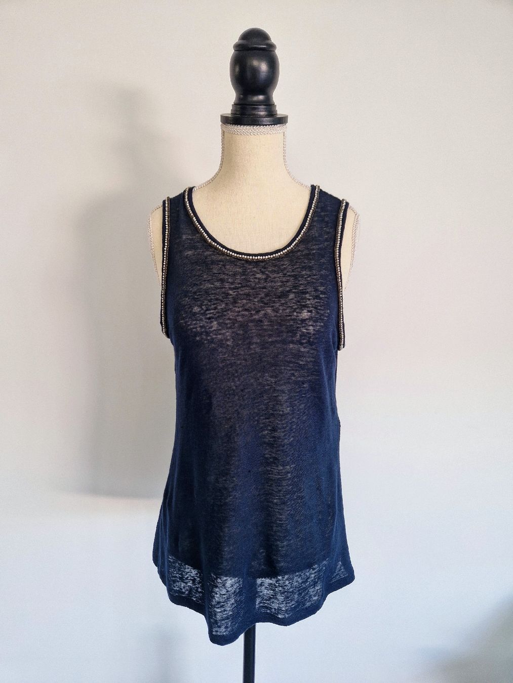 Maje Top: MAJE Tanktop 100% Leinen Gr. M – Nuovo (secondo la descrizione) da Horgen venduto da akkohappyshopping 2
