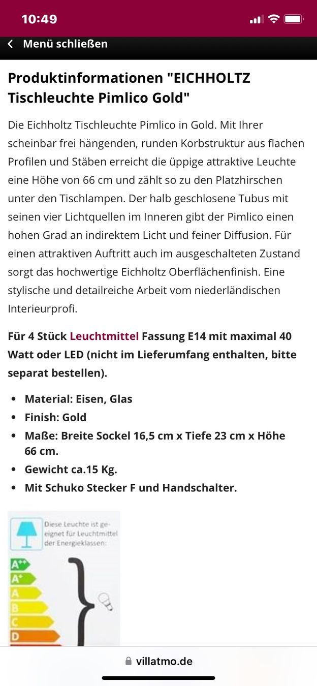 Eichholtz Lampade: 2 exklusive Designer Tischlampen EICHHOLTZ – Usato da Stallikon venduto da hexe14 9