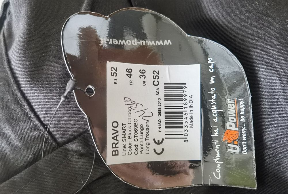 Pantaloni: Arbeitshose Gr. 52, U-Power – Nuovo e nell'imballaggio originale da Uerkheim venduto da Kaufoption 4