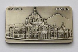1oz 999 Feinsilber - LUZERN um 1900 - 150Jahre CH Eisenbahn