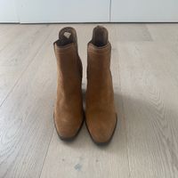 Tamaris Veloursleder-Stiefeletten braun