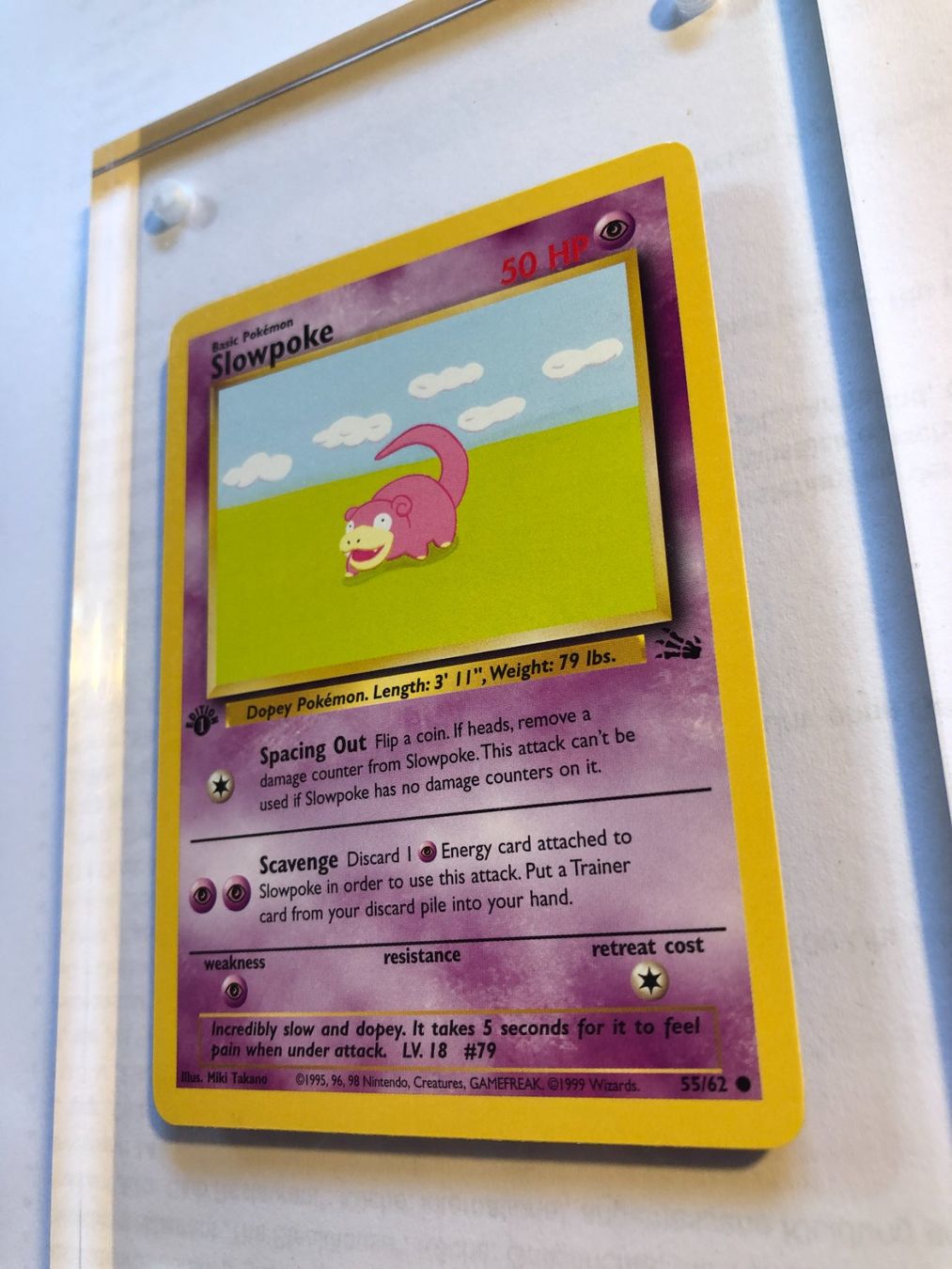 Sammelbilder & Trading cards: Slowpoke 1st Fossil - MINT - ab 1.- – Gebraucht aus Giubiasco von dan_pr8b 2